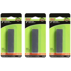ALI INDUSTRIES 6050 Pocket Sharpening Stone, 3-Inch x 7/8-Inch, 3 Pack