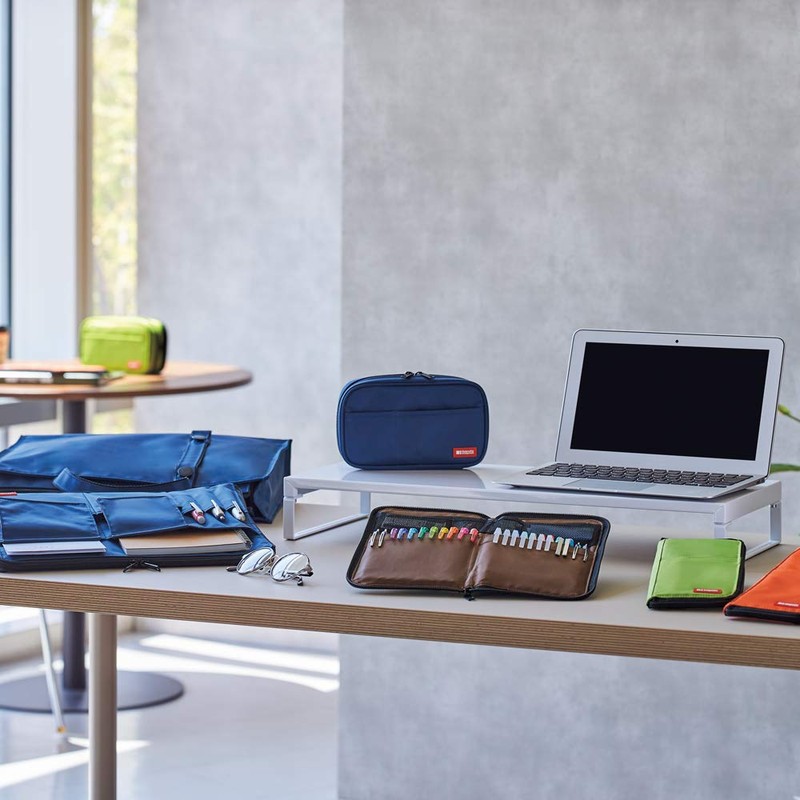 Lihit Lab A7558-11 Bag-in-Bag, Wide Type, A5, Indigo