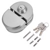 10‑12mm Thickness Glass Door Lock Stainless Steel Push Sliding Gate
