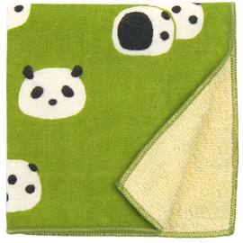Hamamonyo Washed Towel Handkerchief, Mame-Daifuku Panda