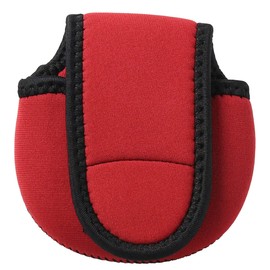 Neoprene Reel Cover, Bait Reel Case, Shimano, Daiwa Abu Garcia, Reel Pouch, For Bait, Small, Black, Red, Black