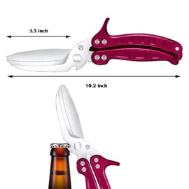 Multi-purpose Kitchen Shears Scissors, Heavy Duty Stainless Steel Scissors