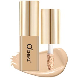 Mini Concealer, Portable to Hide Bears, Acne Marks, Stains and Pores, Makeup Free Foundation Concealer, Eraser Concealer Pen (Small Bears, Acne Scars, Scars, Spots, Pore Covers) (02# Wheat Color)