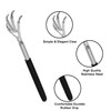 3DBUYER Back Scratcher Extendable Telescopic Hand Massager Stainless Steel with