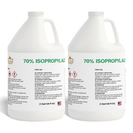 Isopropyl Alcohol 70% | High Purity Multipurpose Cleaner and Solvent - Home, Labs, Commerial Use | 2 Gallon | USP Grade