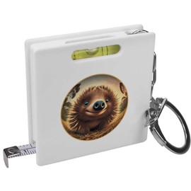 'Smiling Echidna' Keyring Tape Measure/Spirit Level Tool (KM00041694)