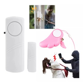 Dolores Llaveros Defensiva Personal Sensor Puerta Ventana Alarma Kit