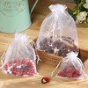 Organza Drawstring Bag, Wrapping, Divided Bag, Transparent Fabric, Present, Gift