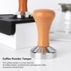 Coffee Tamper Stainless Steel Flat Bottom Tamping Tool Coffee Hand