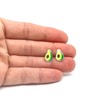 Avocado Fruit Earrings - 925 Sterling Silver