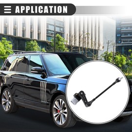 Motoforti Front Left Right Side Air Suspension Ride Height Level Sensor, for Land Rover Range Rover 2010-2012 V8 5.0L Petrol Sport Utility, Plastic, LR023652, Black