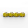 LINDY 20 x RJ-45 Port Blockers without Key - Yellow
