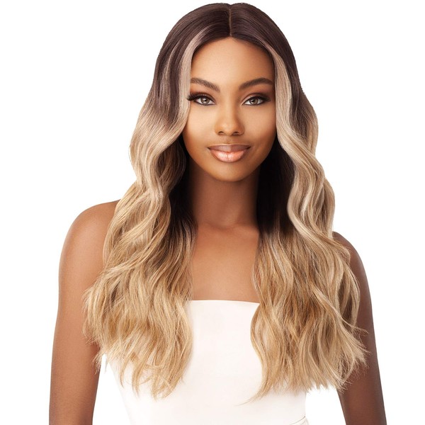 Outre Synthetic Hair Lace Front Wig Swiss Lace I Part Stevie (DRFF425/99J)
