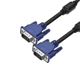 VGA to VGA PC Computer TV LCD LED Video Projector Monitor Cable-6feet, Support 1080P Full HD with 15 Pin Male to Male VGA Port (1.8m/6feet)