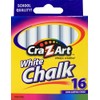 Cra-Z-Art Classroom Chalk, White, Pack Of 16 Pieces