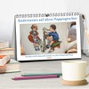 Kinderszenen auf altem Puppengeschirr (Tischkalender 2026 DIN A5 quer), CALVENDO