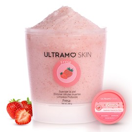 Exfoliante, exfoliante corporal, humectante para cuerpo, rostro, manos y pies, nutre la piel, limpia profundamente, reduce imperfecciones, deja la piel suave y sedosa, libre de sulfatos. (wc015, fresa)