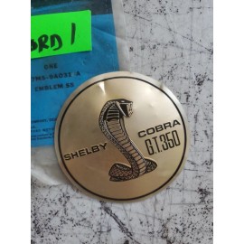 Ford S7MS-9A031-A 1967 Ford Mustang Shelby GT350 Pop-Open Gas Cap Emblem NOS OEM