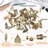 100Pcs Self Drilling Drywall Anchors with Screws, Ahier 50Pcs Metal
