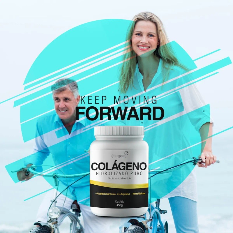 2 Colágeno Hidrolizado Energeios Suplemento En Polvo 450g