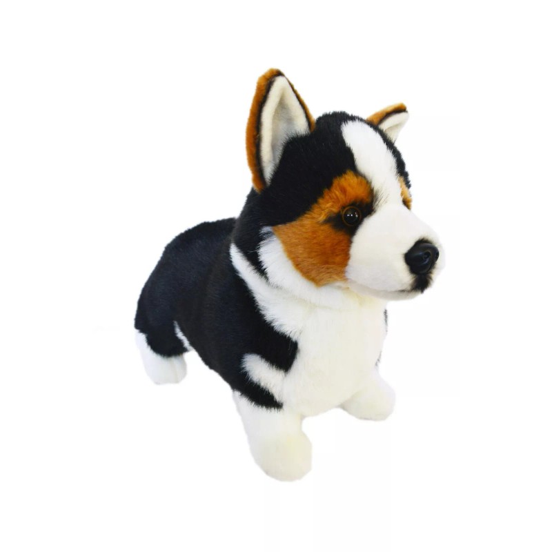 Auswella Plush 17 Inch Carlton Corgi Plush Stuffed Animal-Corgi Plush