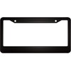 Special Edition Anodized Aluminum CAR License Plate Frame - Black