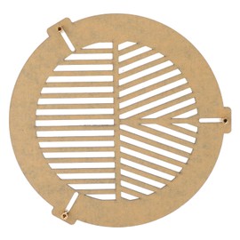 Goshyda Bahtinov Focusing Mask, Bahtinov Mask Focusing Mask Acrylic Telescope Focusing Mask Support 120 to 160mm Objective Lens, for Astrophotography Astronomical Telescope Accessories