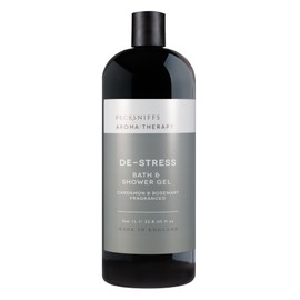 Pecksniff's Aroma:Therapy De-Stress Shower Gel – Luxurious Moisturizing Bath & Body Cleanser, 1000 ml/33.8 fl oz Bottle