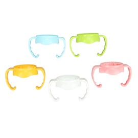 5Pcs Baby Wide Mouth Bottle Handle, PP Food Grade Newborn Bottle Handle Grip, Contains No Latex, Washed By Dishwasher