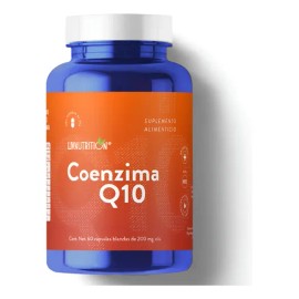 LIV NUTRITION | Coenzima Q10 200 Mg | 60 Cápsulas Vegano Sin Gluten | Suplemento Alimenticio 100% Natural | 2 Meses De Rendimiento