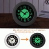 GXSTWU Watch Waterproof Bath Clock Luminous Silent Automatic Glow in