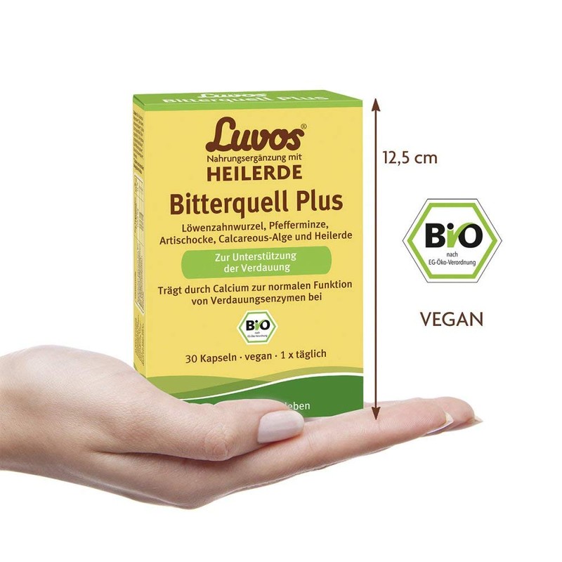 Luvos Bitterquell Plus Organic Dietary Supplement 30 Capsules