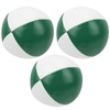 3Pcs PU Leather Juggling Balls Indoor Leisure Portable Performance Practice