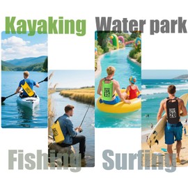 LTMGL Floating Waterproof Dry Bag 5L/10L/15L/20L for women-Lightweight&Durable Dry Sack Backpack for Kayaking, Swimming, Camping, Hiking-Soft&Abrasion-Resistant with Roll-Top Closure (GREEN, 10L)