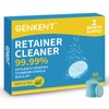 GENKENT Retainer Cleaner Tablets, 60 Tablets