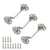 wodehahagou 3Pcs Hook and Eye Latch Door Latch Gate Hook