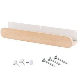 inoriba God Bank Holder, Natural Wood Keyaki, Push Pins and Screws Included, Bill Holder, Storage, Simple Shinto Shelf, Wall Hanging, Shinto Shelf