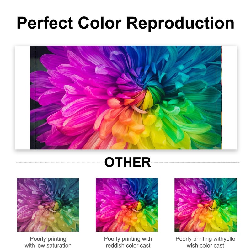Compatible with Amber M100/M200 4x6" Photo Printer 40 Sheets Photo