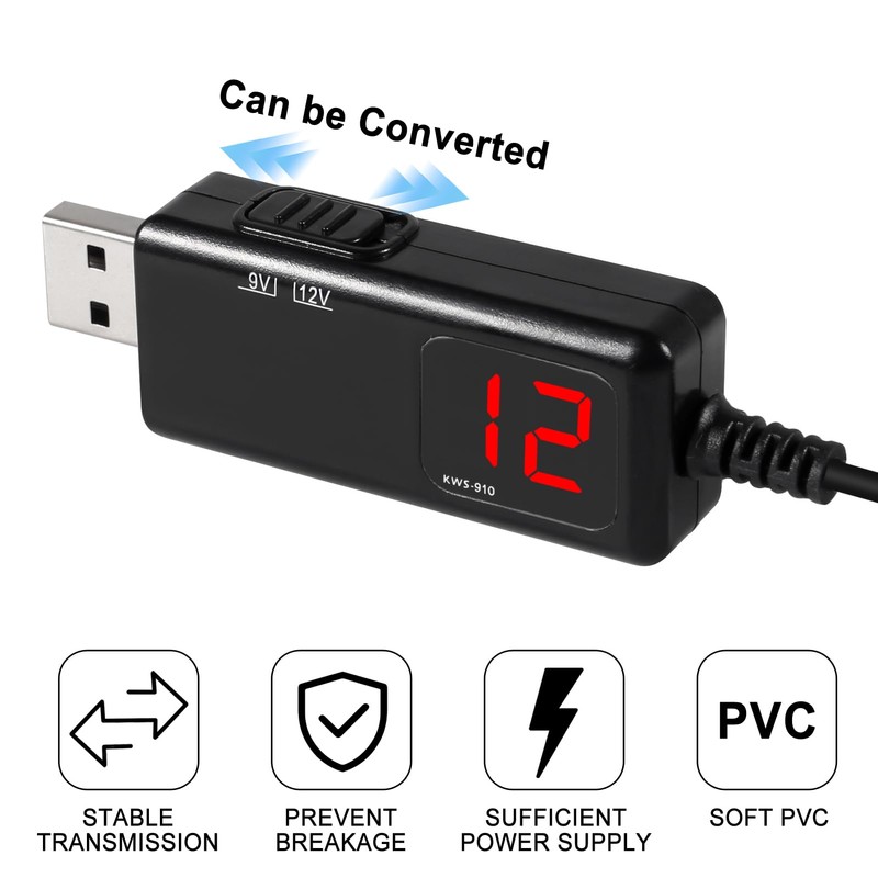 5V to 9V 12V Step Up USB Boost Converter DC