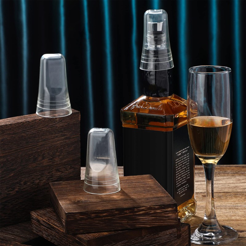 Pour Spout Covers Translucent Liquor Pourer Covers Universal Bottle Pour