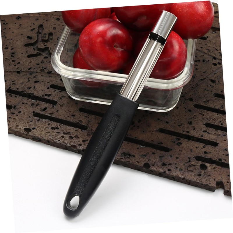 Ciieeo 6pcs Stainless Steel Fruit Corer with Plastic Handle Kernel