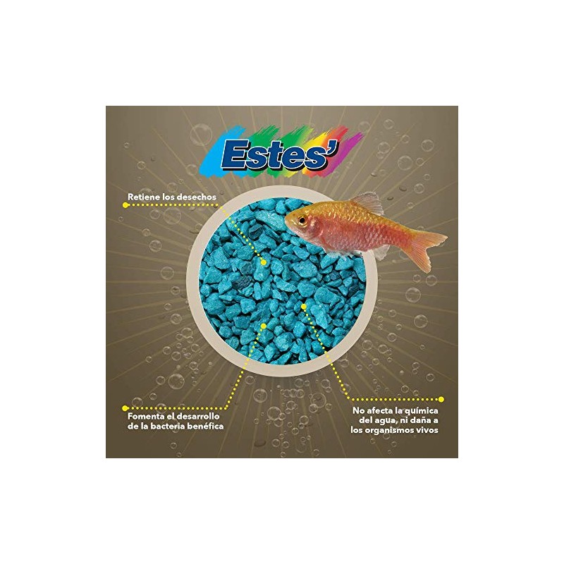 Spectrastone Special Turquoise Aquarium Gravel for Freshwater Aquariums, 5-Pound Bag