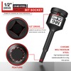 KIRXST Impact Triple Square Spline Bit Socket, 1/2" Drive M6