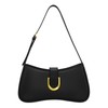 Shoulder Bag for Women Y2K Trendy Underarm Purse， Vegan Leather