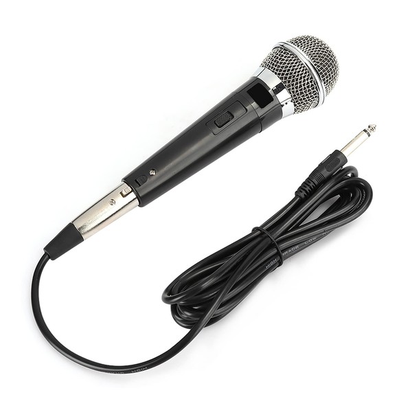 Professional Wired Handheld Dynamic Microphone with Unidirectional Moving Coil Technology