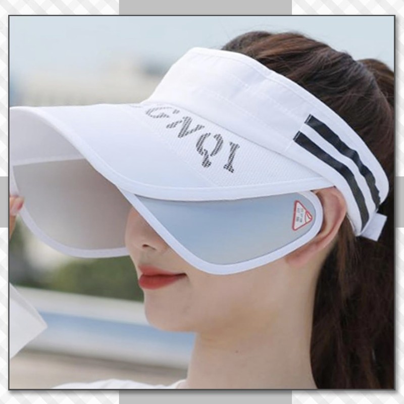 [クロム クレイン] サンバイザー バイザー 帽子 ロゴ 格納式 ツバ 日よけ ランニング