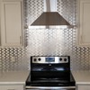 Art3d 10-Pack Self-Adhesive Metal Backsplash Peel and Stick Tile for