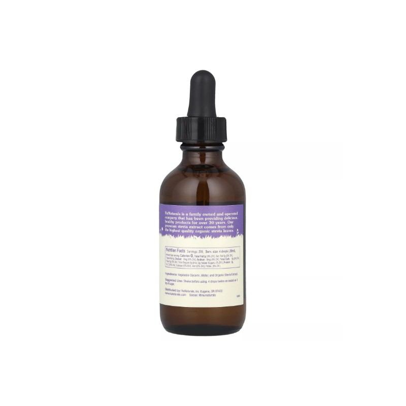 NuNaturals Alcohol Free NuStevia 2 fl oz 59 ml Alcohol-Free,