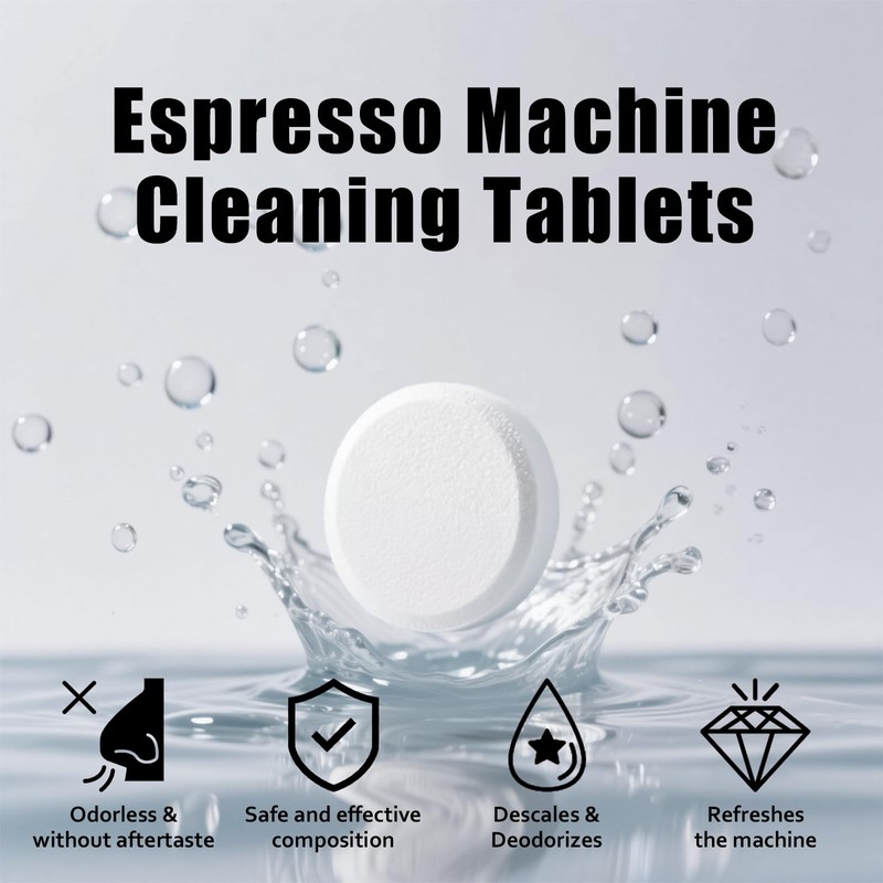 Coffee Machine Cleaner Tablets - 24 Pack | Descaling &