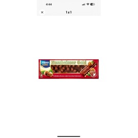 E.Wedel Alpen Gold NUSSBEISSER GOLD Milk Chocolate with Hazelnuts & Raisin 220g / 7.76oz